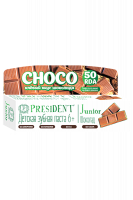 PRESIDENT Junior Choco 6-12 зубная паста со вкусом шоколада