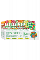 PRESIDENT Kids Lollipop 3-6 зубная паста со вкусом леденца